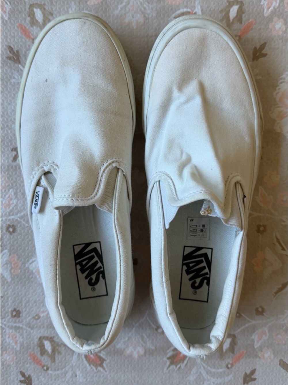 Vans Classic Slip-On Sneakers in White